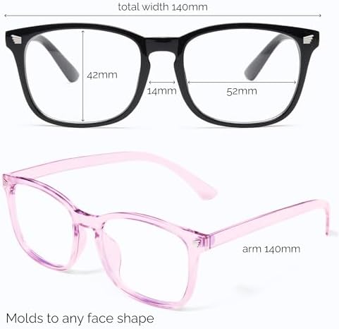 livho High Tech Blue Light Glasses - Advanced Blue Light Blocking Computer Glasses - Screen Fatigue & UV Protection
