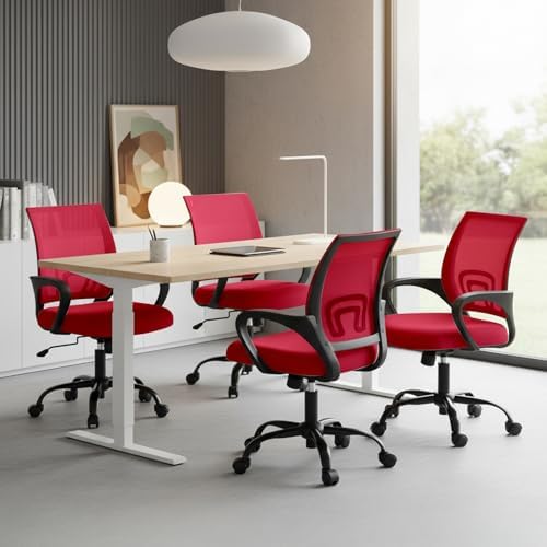 OLIXIS Ergonomic Office Chair 2 Pack, Home Desk Mesh Chairs, Lumbar Support