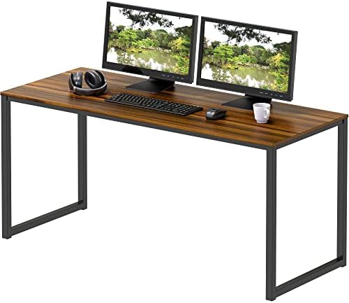 SHW Mission 48-Inch Home Office Computer Desk, Walnut
