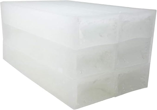 Blended Waxes, Inc. Household Paraffin Wax Blocks for Candle Making, Canning, Waterproofing, Metal Preservation, and a Variety of Other Applications (1lb. Blocks - 6 Blocks)