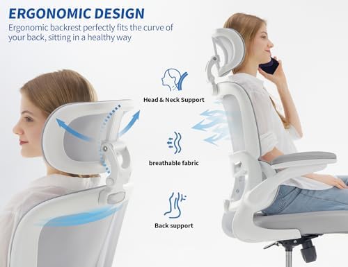 TRALT Office Chair Ergonomic Desk Chair - Gaming Chair with Lumbar Support