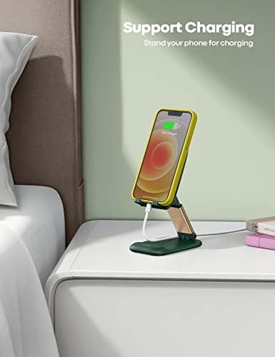 Lamicall Green Cell Phone Holder, Desk Accessories, Cellphone Stand