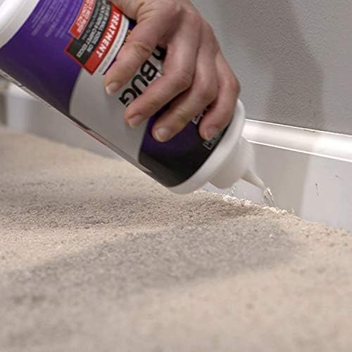 Hot Shot Bed Bug Killer Dust With Diatomaceous Earth 8 Ounces, Treatment For Bed Bugs