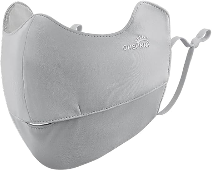 Sun Protection UPF 50+ UV Face Cover Summer Face Mask Neck Gaiter with Ear Loops SLN3M308