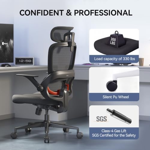 SIHOO B100 SE Ergonomic Mesh Office Chair, Desk Chair with Lumbar Support
