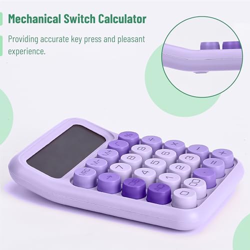 Mr. Pen- Mechanical Switch Calculator, 12 Digit Large LCD Display