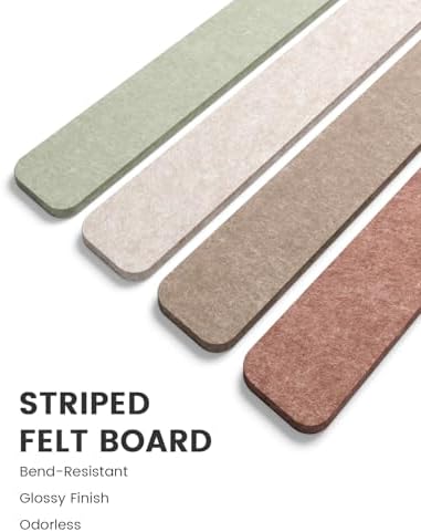 Fluxynara 13" x 2" Felt Wall Panels, Boho