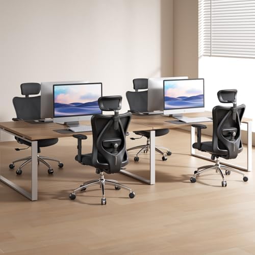 SIHOO M18 Ergonomic Office Chair, Mesh Back Desk Chair with Headrest
