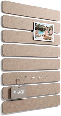 Fluxynara 13" x 2" Felt Wall Panels, Taupe