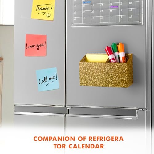 BEYGORM Magnetic Dry Erase Marker Holder for Whiteboard & Refrigerator