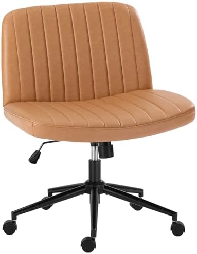 OLIXIS Criss Cross Chair with Wheels, Vanity Chair, Home Office Desk