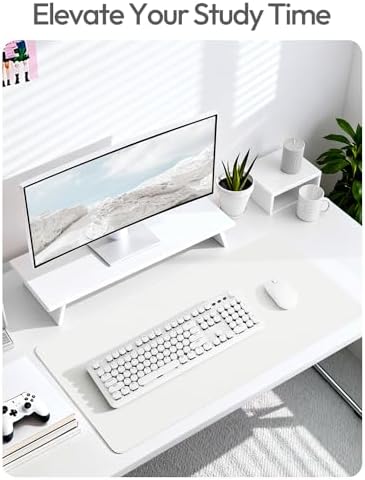 YSAGi Desk Protector&Blotter, Non-Slip Waterproof Leather Mouse Pad