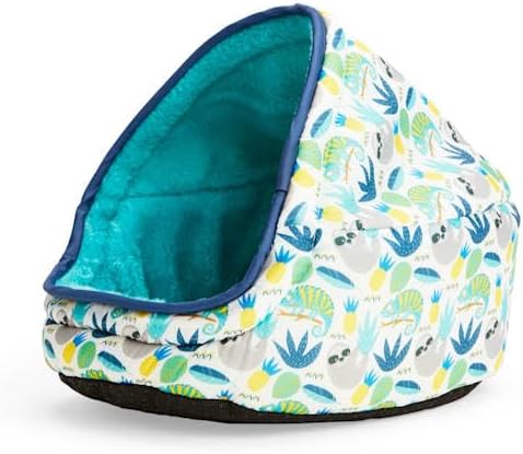 EveryYay by Petco Snooze Fest Jungle-Print Cuddle Cup Ferret Bed 11" L X 8.5" W X 9" H