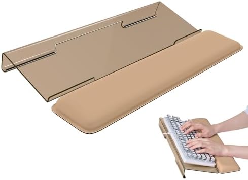 Laborio Computer Keyboard Wrist Rest, Keyboard Riser Stand for Desktop