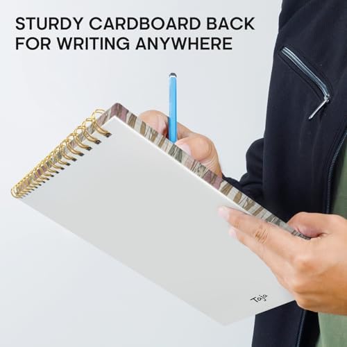 Taja To Do List Notepad, Undated Daily Planner for Work and Goal Setting
