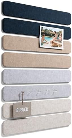 Fluxynara 13" x 2" Felt Wall Panels, Nordic Slate
