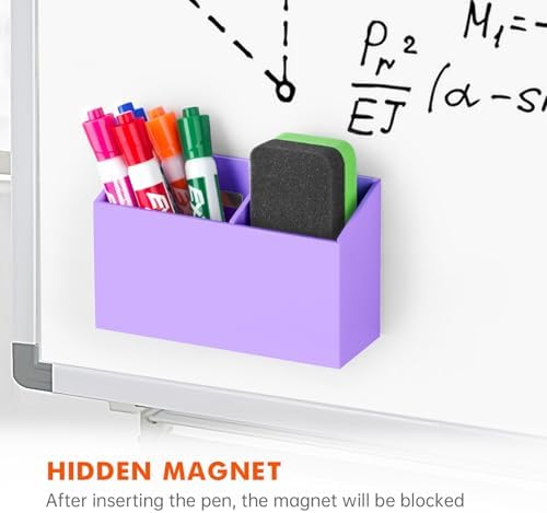 BEYGORM Magnetic Dry Erase Marker Holder for Whiteboard & Refrigerator