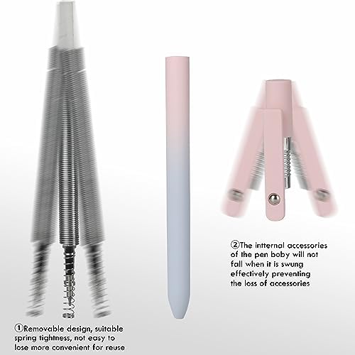 Ddaowanx Gel Pens Set,10 Pcs 0.5mm Retractable Quick Dry Black Ink Pens