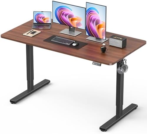 48" Large Electric Standing Desk Adjustable Height for Home Office