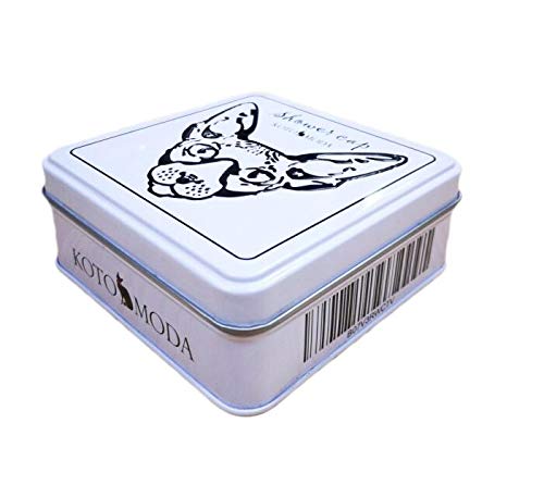 20 Transparent Shower Caps for Sphynx Cats in Decorative Tin Gift Box - Waterproof Bath Protection, Thoughtful Cat Lover Gift Set