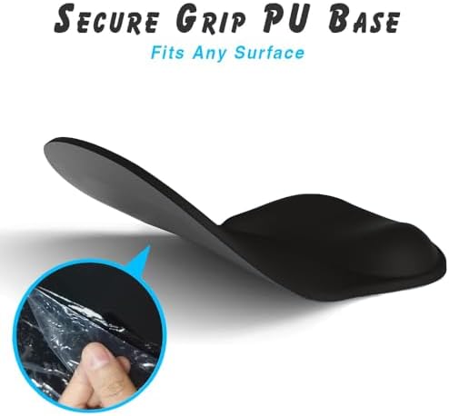 DEMON CHEST ErgoComfort Gel Wrist Rest Mouse Pad-Ergonomic Office Mousepad with Wrist Support-Non-Slip, Design Desk Accessories Mat for Home&Game Decor (06Transparent)