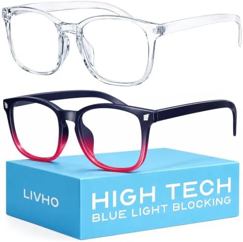 livho High Tech Blue Light Blocking Computer Glasses