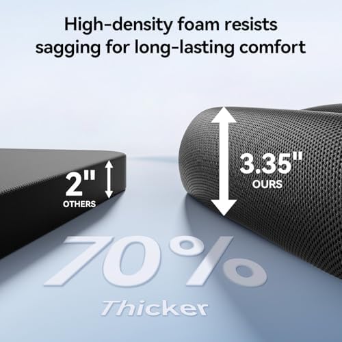 SIHOO M18 Ergonomic Office Chair, High Back Mesh Desk Chair with Adjustable Headrest & Lumbar Support, 330lbs Capacity Computer Chair with 2D Armrests & Wide Cushion, Tilt Lock, 2 Packs-Black
