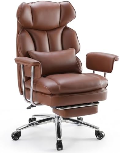 DUMOS Ergonomic Home Office Desk Chair, Executive Chair, PU Leather