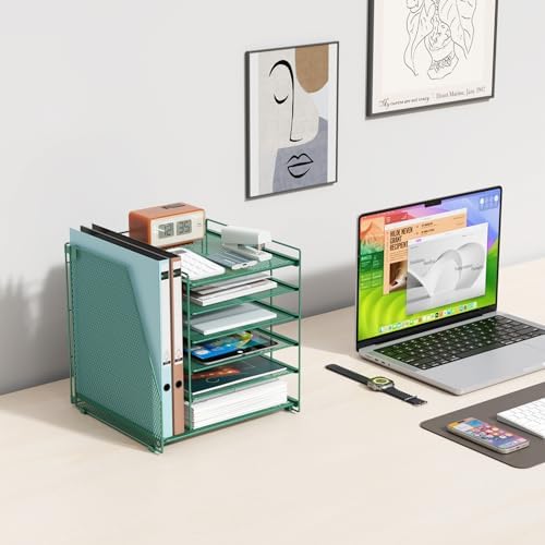 gianotter 6-Tier Paper Organizer With Magazine Holder