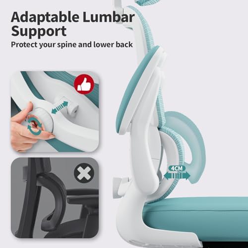 TRALT Office Chair Ergonomic Desk Chair - Gaming Chair with Lumbar Support