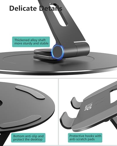 LOXP Ultra-Stable Laptop Stand for Desk with Larger Base