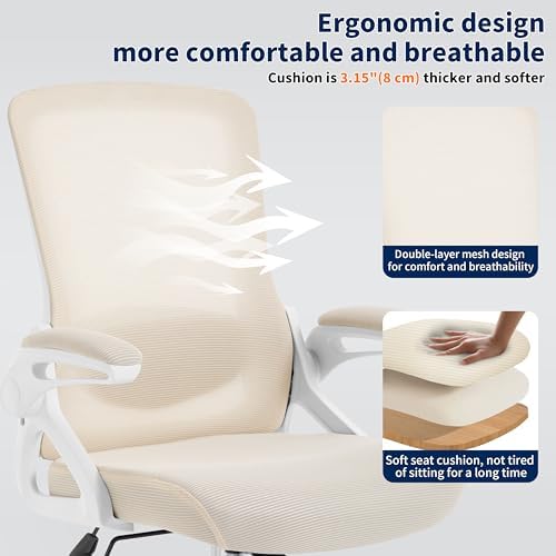 Ergonomic Office Chair Desk Chair with Adjustable Lumbar Support