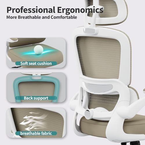 TRALT Office Chair Ergonomic Desk Chair - Gaming Chair with Lumbar Support
