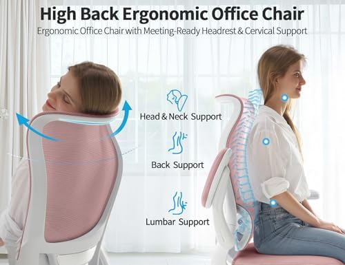TRALT Office Chair Ergonomic Desk Chair - Gaming Chair with Lumbar Support