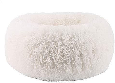 Cat Bed for Indoor Cats,Mini Plush Self Warming Kitten Bed, 20 Inch | Soft Round Fluffy Dog Bed and Cat Nest for Kittens and Small Dogs, Cozy Medium Bed for Indoor and Warm Autumn or Winter Sleep