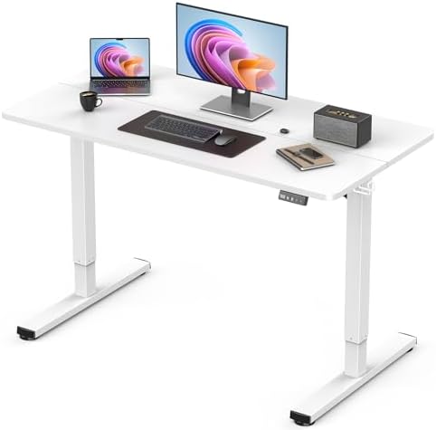 40" Small Electric Standing Desk Adjustable Height for Home Office