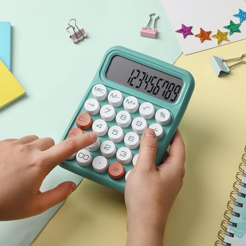 Mr. Pen- Mechanical Switch Calculator, 12 Digit Large LCD Display