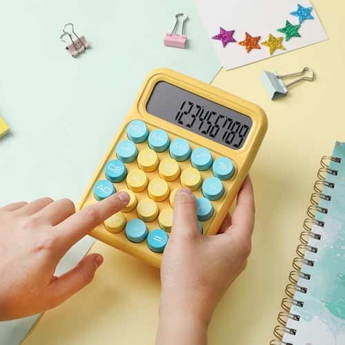 Mr. Pen- Mechanical Switch Calculator, 12 Digit Large LCD Display