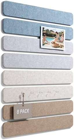 Fluxynara 13" x 2" Felt Wall Panels, Coastal