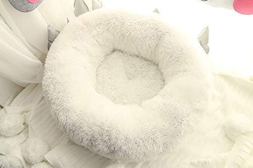 Cat Bed for Indoor Cats,Mini Plush Self Warming Kitten Bed, 20 Inch | Soft Round Fluffy Dog Bed and Cat Nest for Kittens and Small Dogs, Cozy Medium Bed for Indoor and Warm Autumn or Winter Sleep