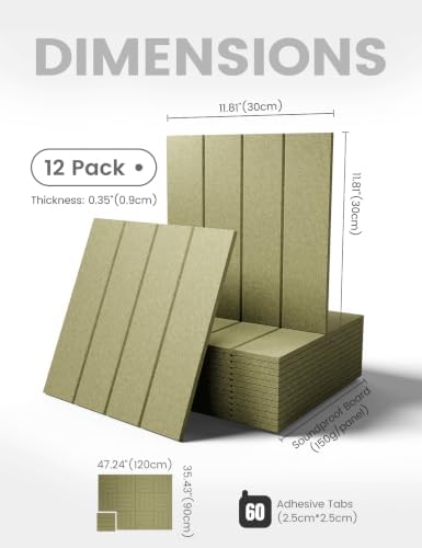 Fluxynara 48" x 36" Large Felt Bulletin Board, Olive Green