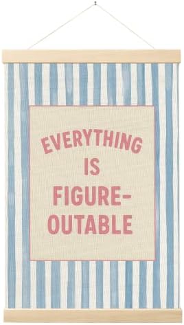 FGFK Positive Affirmations Wall Art Poster Hanger Frame 16x24 Inch