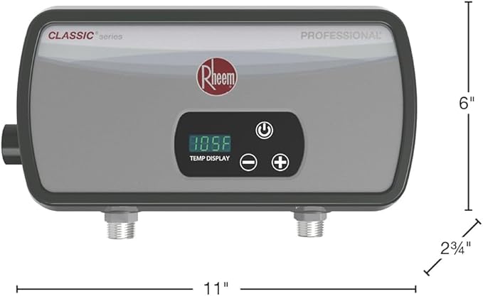Rheem 3.5kW 120V Point of Use Thermostatic Tankless Electric Water Heater