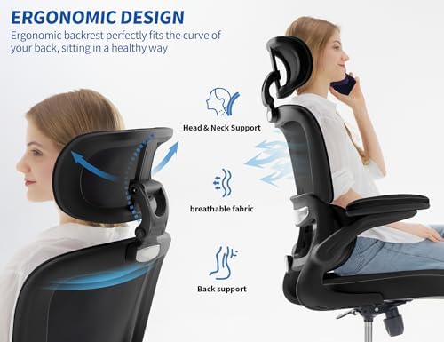 TRALT Office Chair Ergonomic Desk Chair - Gaming Chair with Lumbar Support