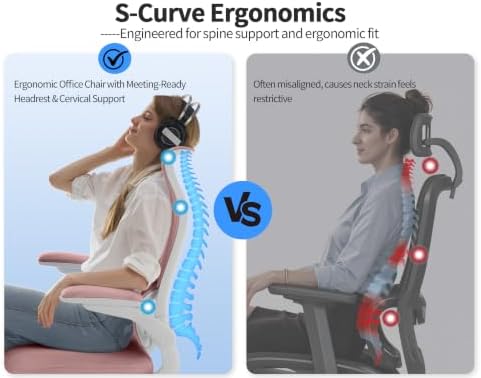 TRALT Office Chair Ergonomic Desk Chair - Gaming Chair with Lumbar Support