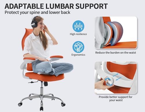 TRALT Office Chair Ergonomic Desk Chair - Gaming Chair with Lumbar Support