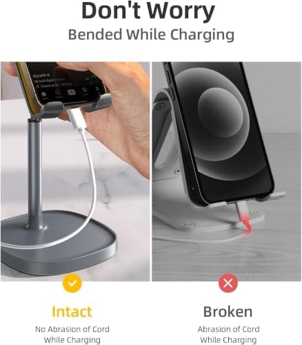 LISEN Cell Phone Stand Phone Holder for Desk, Gaming for Nintendo Switch