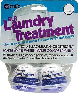 RLR Natural Powder Laundry Detergent – Whitens, Brightens, Refreshes Baby Cloth Diapers, Musty Towels, Workout Clothes - Non-Toxic, Fragrance-Free for Sensitive Skin (2 Treatment Pods)