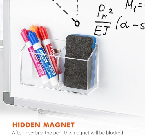 BEYGORM Magnetic Dry Erase Marker Holder for Whiteboard & Refrigerator