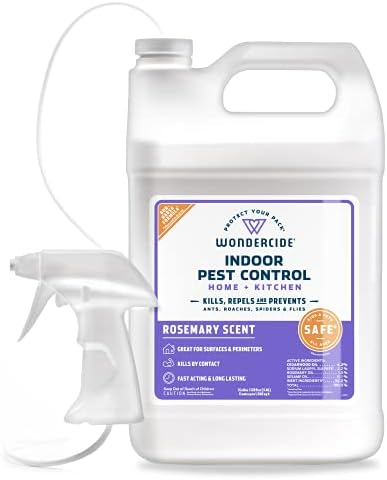 Wondercide - Indoor Pest Control Spray for Home & Kitchen Rosemary 128 oz